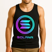 Solana Crypto Sol Coin Blockchain Decentralized Application Tank Top