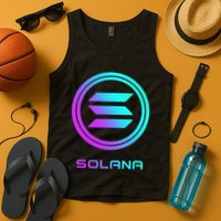 Solana Crypto Sol Coin Blockchain Decentralized Application Tank Top