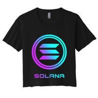 Solana Crypto Sol Coin Blockchain Decentralized Application Crop Top