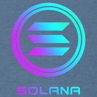Solana Crypto Sol Coin Blockchain Decentralized Application Garment-Dyed Sweatshirt