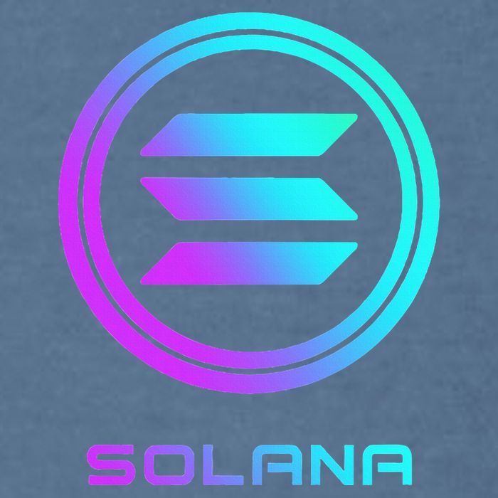 Solana Crypto Sol Coin Blockchain Decentralized Application Garment-Dyed Sweatshirt