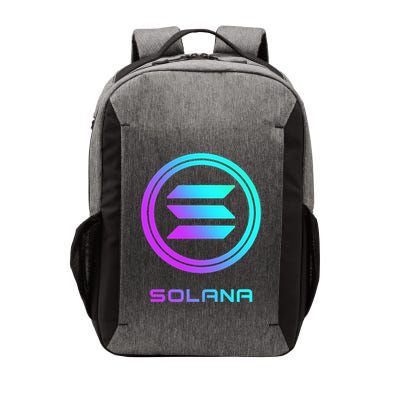 Solana Crypto Sol Coin Blockchain Decentralized Application Vector Backpack