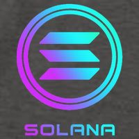 Solana Crypto Sol Coin Blockchain Decentralized Application Vector Backpack