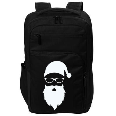 Santa Claus Sunglasses Funny Hipster Christmas Impact Tech Backpack