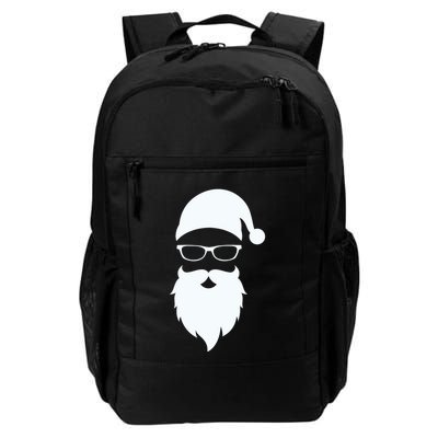 Santa Claus Sunglasses Funny Hipster Christmas Backpack