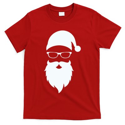 Santa Claus Sunglasses Funny Hipster Christmas T-Shirt