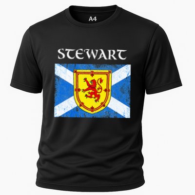 Stewart Clan Scottish Name Scotland Flag Performance Shirt
