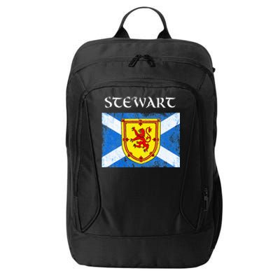 Stewart Clan Scottish Name Scotland Flag City Backpack