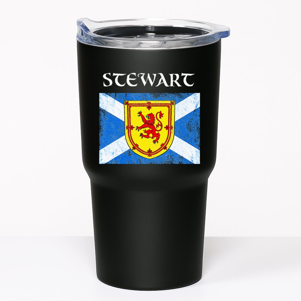 Stewart Clan Scottish Name Scotland Flag Tumbler