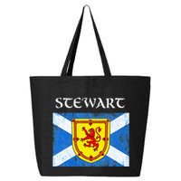 Stewart Clan Scottish Name Scotland Flag 25L Jumbo Tote