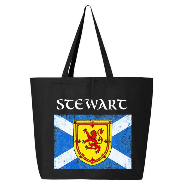 Stewart Clan Scottish Name Scotland Flag 25L Jumbo Tote