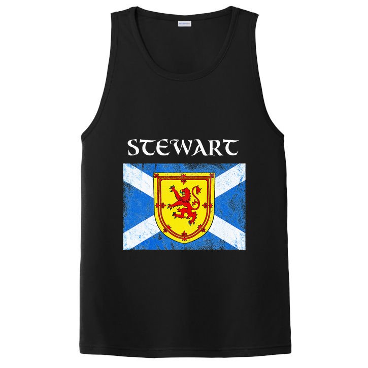 Stewart Clan Scottish Name Scotland Flag PosiCharge Competitor Tank