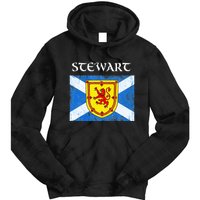 Stewart Clan Scottish Name Scotland Flag Tie Dye Hoodie