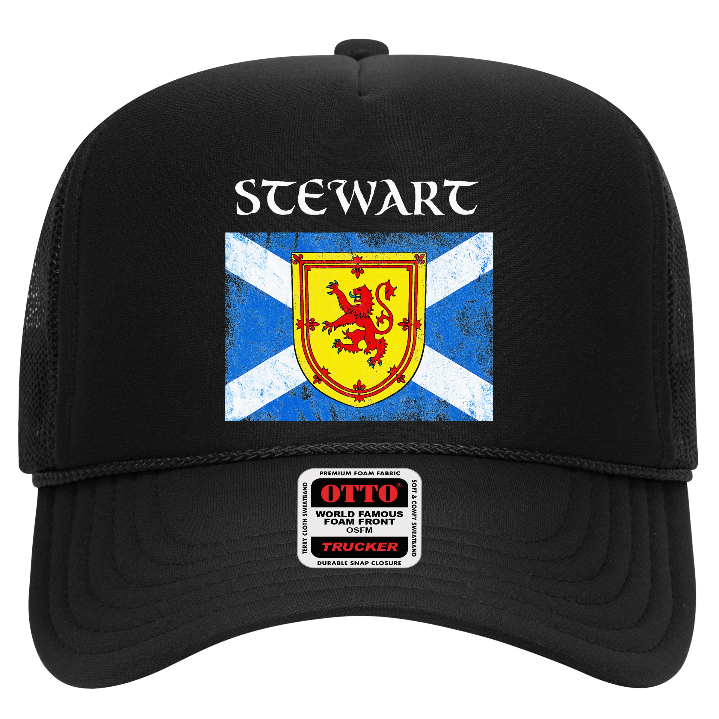 Stewart Clan Scottish Name Scotland Flag Hat