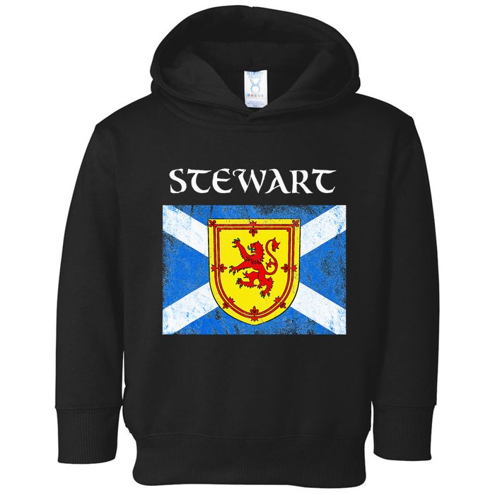 Stewart Clan Scottish Name Scotland Flag Toddler Hoodie
