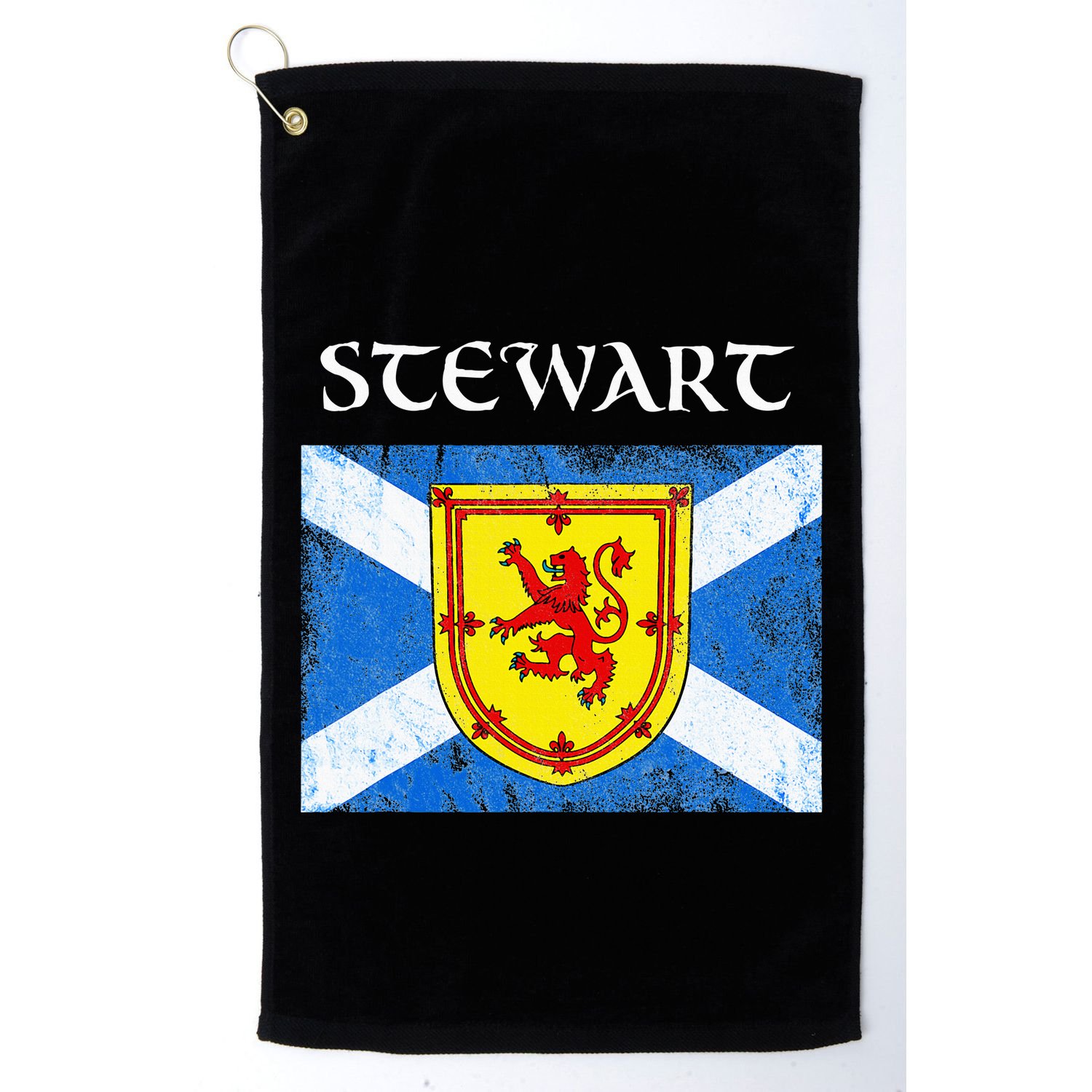 Stewart Clan Scottish Name Scotland Flag Golf Towel