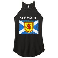 Stewart Clan Scottish Name Scotland Flag Women's Perfect Tri Rocker Tank