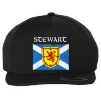Stewart Clan Scottish Name Scotland Flag Wool Snapback Cap