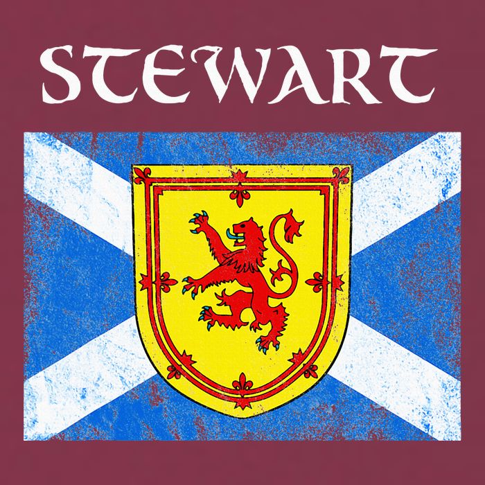 Stewart Clan Scottish Name Scotland Flag 16oz Travel Tumbler