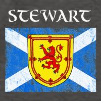 Stewart Clan Scottish Name Scotland Flag Vector Backpack
