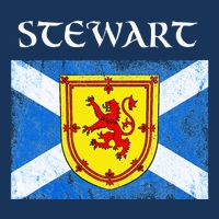 Stewart Clan Scottish Name Scotland Flag Infant Baby Jersey Bodysuit