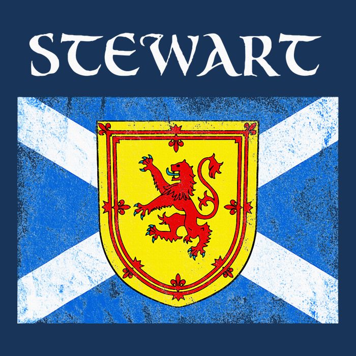 Stewart Clan Scottish Name Scotland Flag Infant Baby Jersey Bodysuit