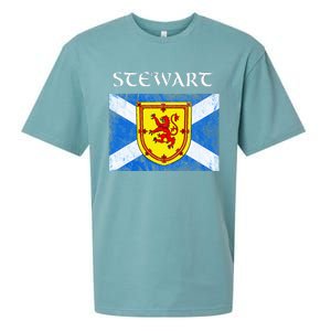 Stewart Clan Scottish Name Scotland Flag Sueded Cloud Jersey T-Shirt