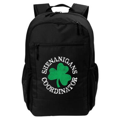 Shenanigans Coordinator Shamrock St Patricks Day Daily Commute Backpack
