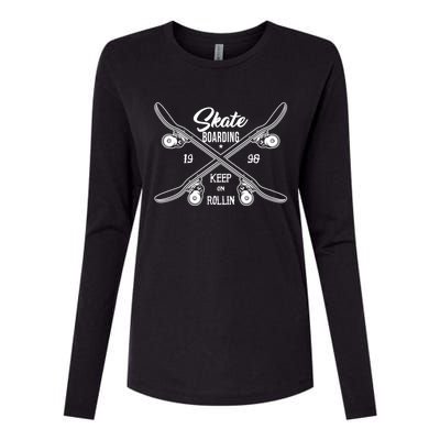 Santa Cruz Skateboards Skate Or Die Street Wear Gift Womens Cotton Relaxed Long Sleeve T-Shirt