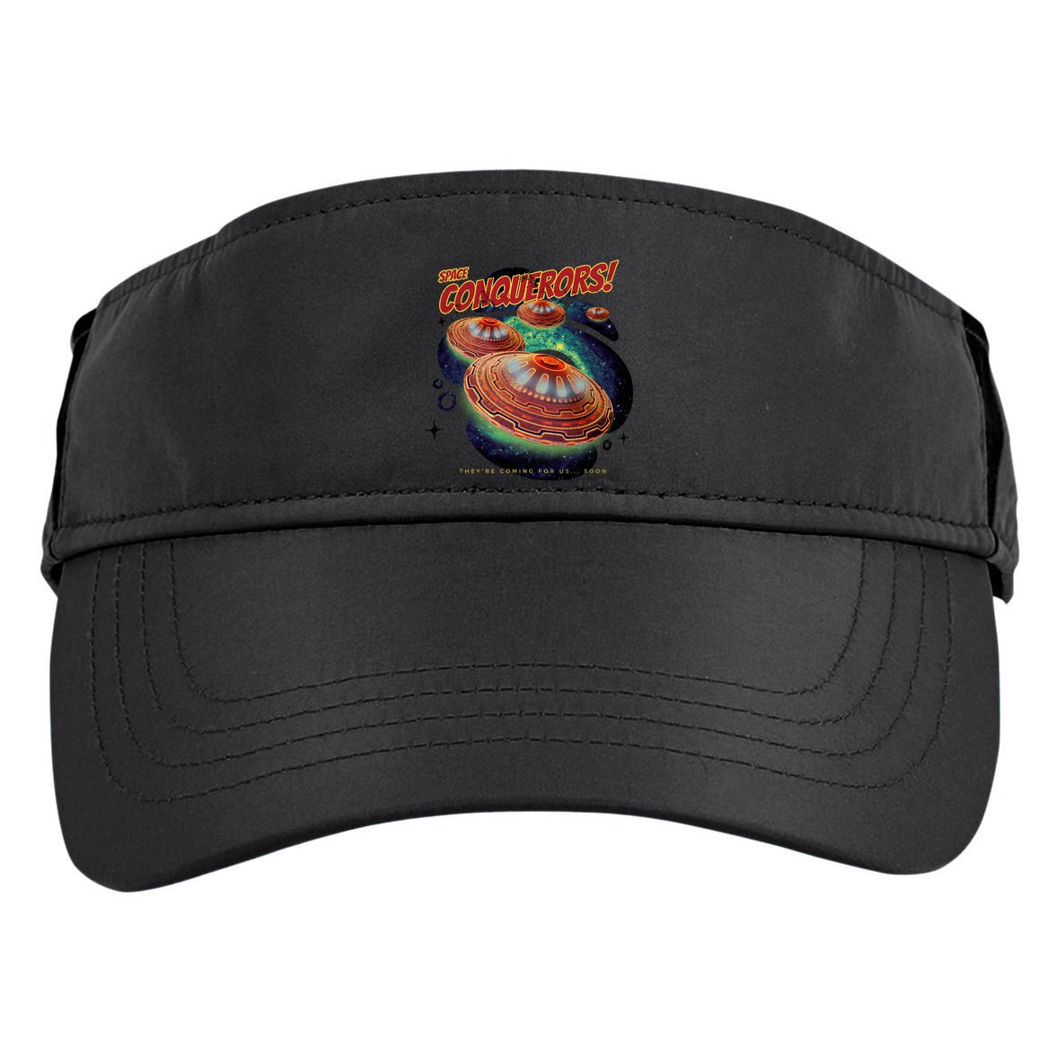 Space Conquerors Adult Drive Performance Visor