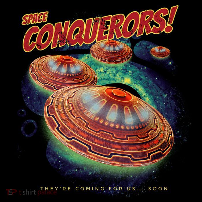 Space Conquerors Drawstring Bag