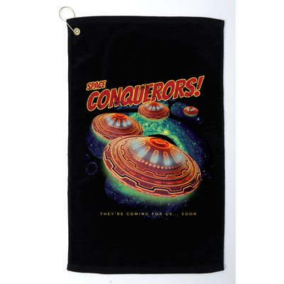 Space Conquerors Golf Towel