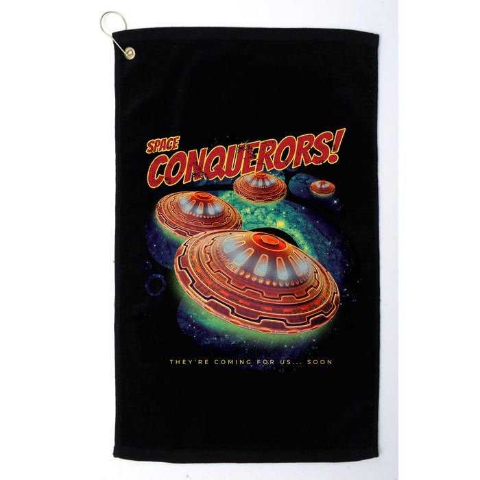 Space Conquerors Golf Towel