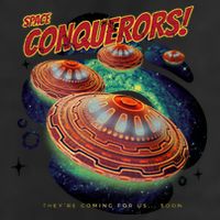 Space Conquerors Golf Towel