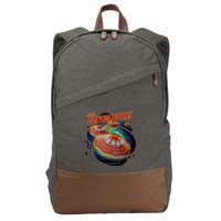 Space Conquerors Cotton Canvas Backpack