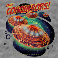 Space Conquerors 7-Panel Snapback Hat