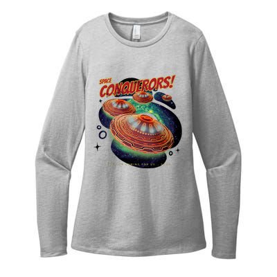 Space Conquerors Womens CVC Long Sleeve Shirt