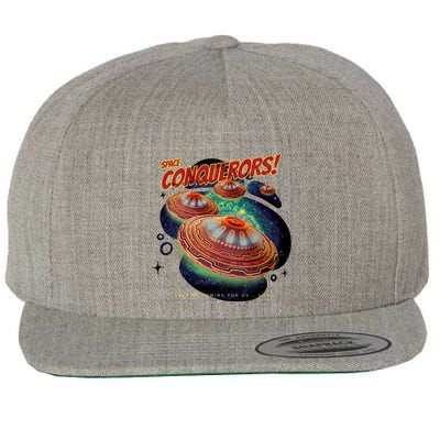 Space Conquerors Wool Snapback Cap