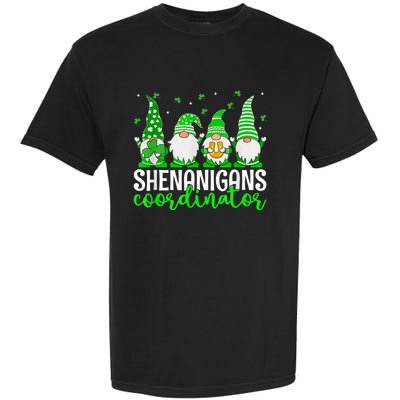 Shenanigans Coordinator St Patricks Day Gnomes Green Proud Garment-Dyed Heavyweight T-Shirt