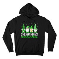 Shenanigans Coordinator St Patricks Day Gnomes Green Proud Hoodie