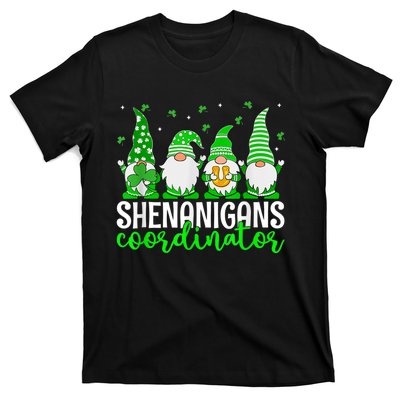 Shenanigans Coordinator St Patricks Day Gnomes Green Proud T-Shirt