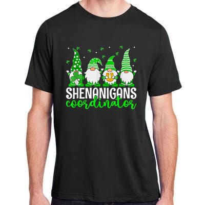 Shenanigans Coordinator St Patricks Day Gnomes Green Proud Adult ChromaSoft Performance T-Shirt