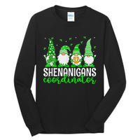 Shenanigans Coordinator St Patricks Day Gnomes Green Proud Tall Long Sleeve T-Shirt