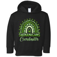 Shenanigans Coordinator St Patricks Day Rainbow Green Proud Toddler Hoodie