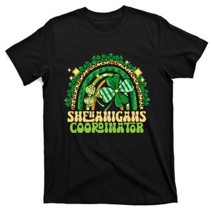 Shenanigans Coordinator Shamrock Rainbow St Patrick's Day T-Shirt