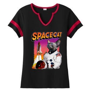 Space Cat Ladies Halftime Notch Neck Tee