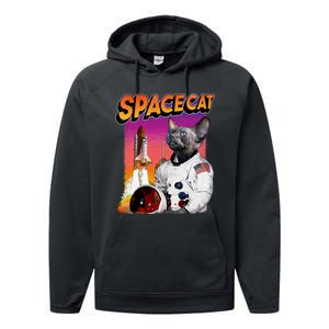 Space Cat Performance Fleece Hoodie