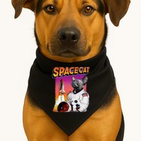 Space Cat USA-Made Doggie Bandana
