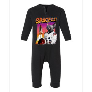 Space Cat Infant Fleece One Piece