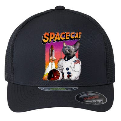 Space Cat Flexfit Unipanel Trucker Cap